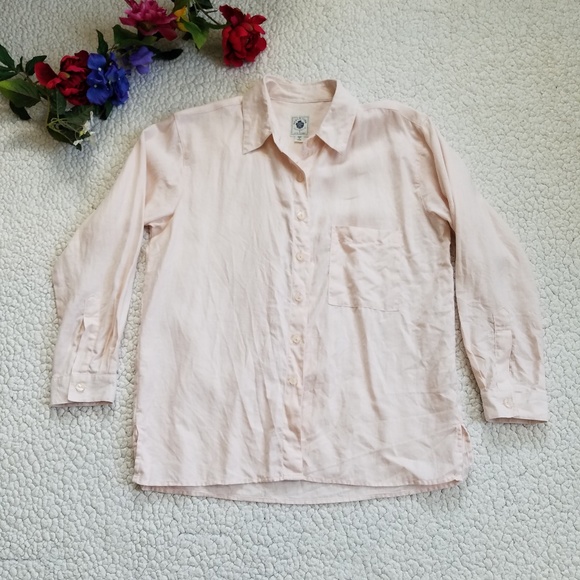 Beach Club Linen Shirt Button Down 